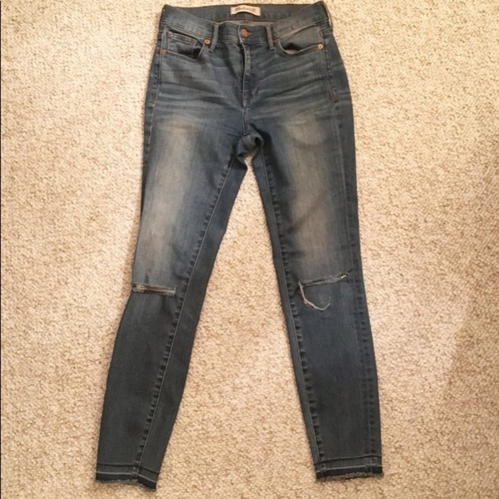 Madewell skinny cropped jeans
